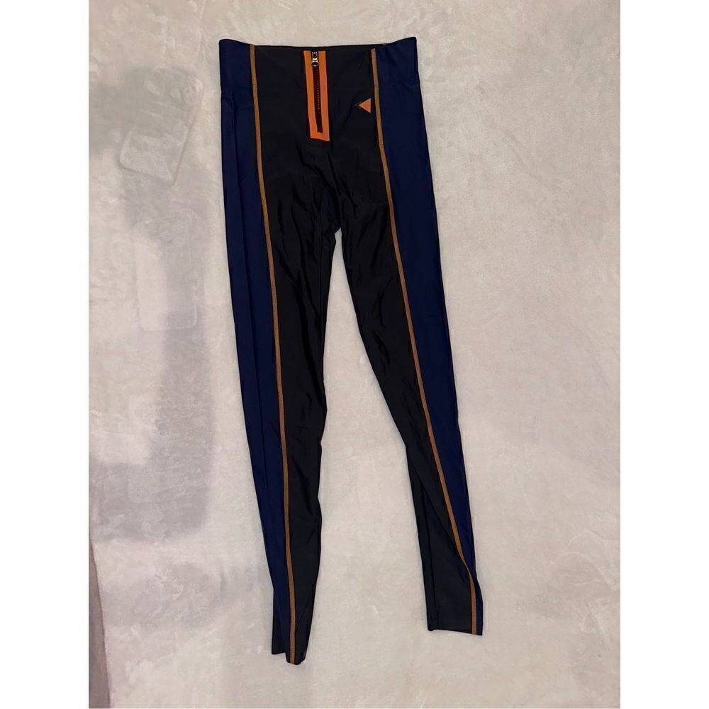 LAAIN leggings size XS black navy orange